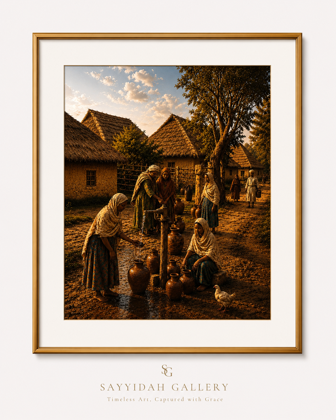 Gathering at the Village Well