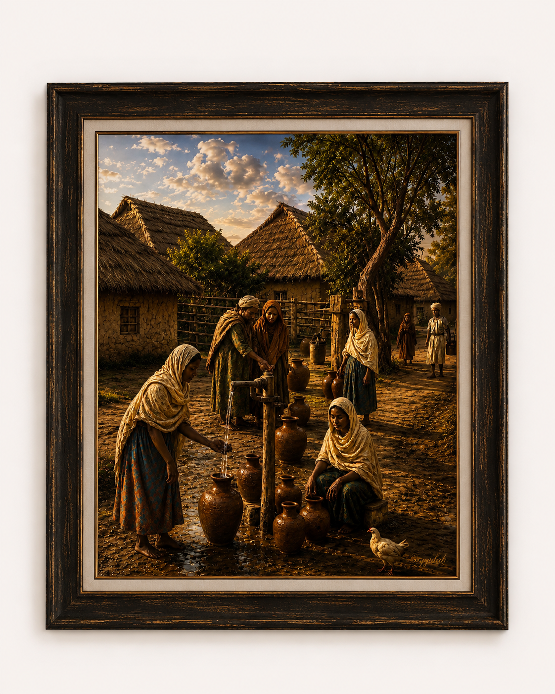 Gathering at the Village Well