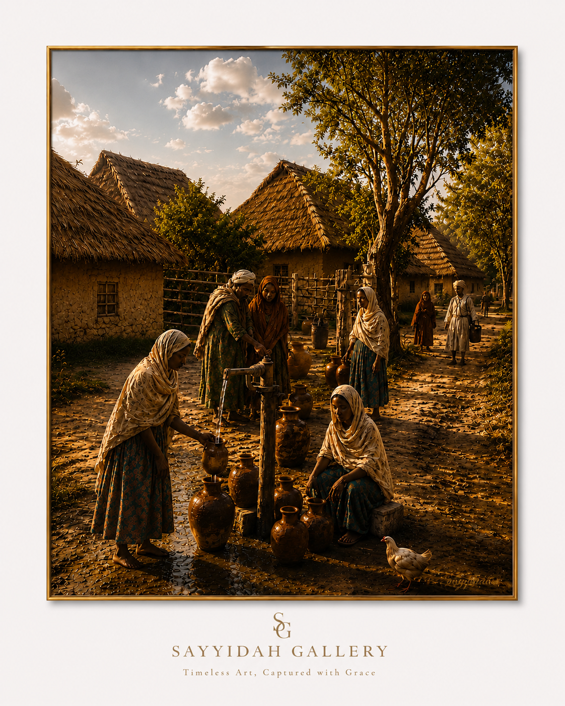 Gathering at the Village Well